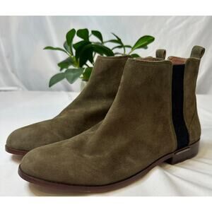 Louise‎ et Cie Olive Green Chelsea Booties Size 9.5